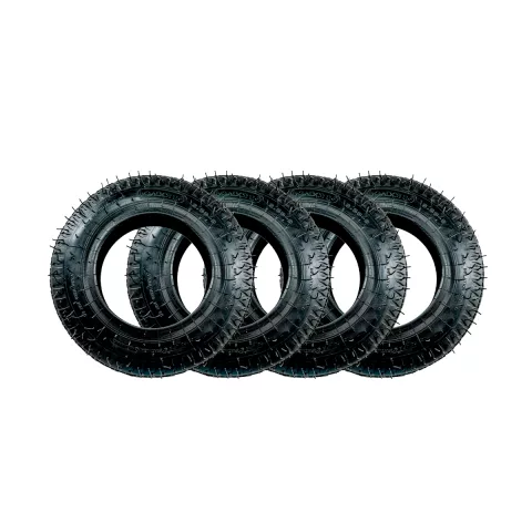 Kit 4x Pneu 350x8 2 lonas