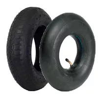 Pneu 350x8 2 lonas e Câmara